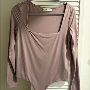 Mauve Long Sleeve Bodysuit